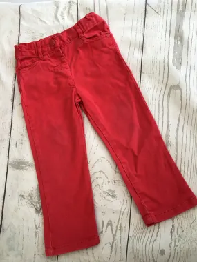 2-3 Years Red Skinny Jeans