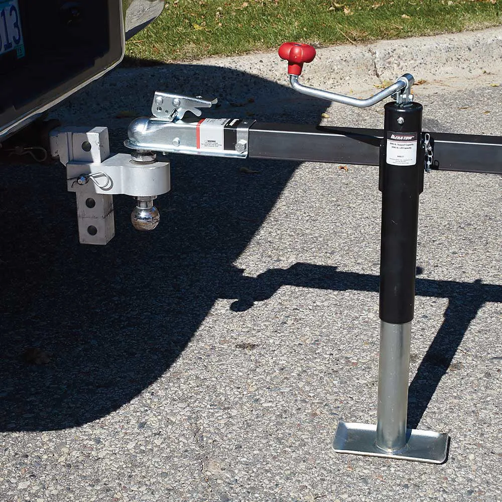 (44071.ULT) Ultra-Tow Topwind Round Tube-Mount Jack | 2000-Lb. Lift Cap