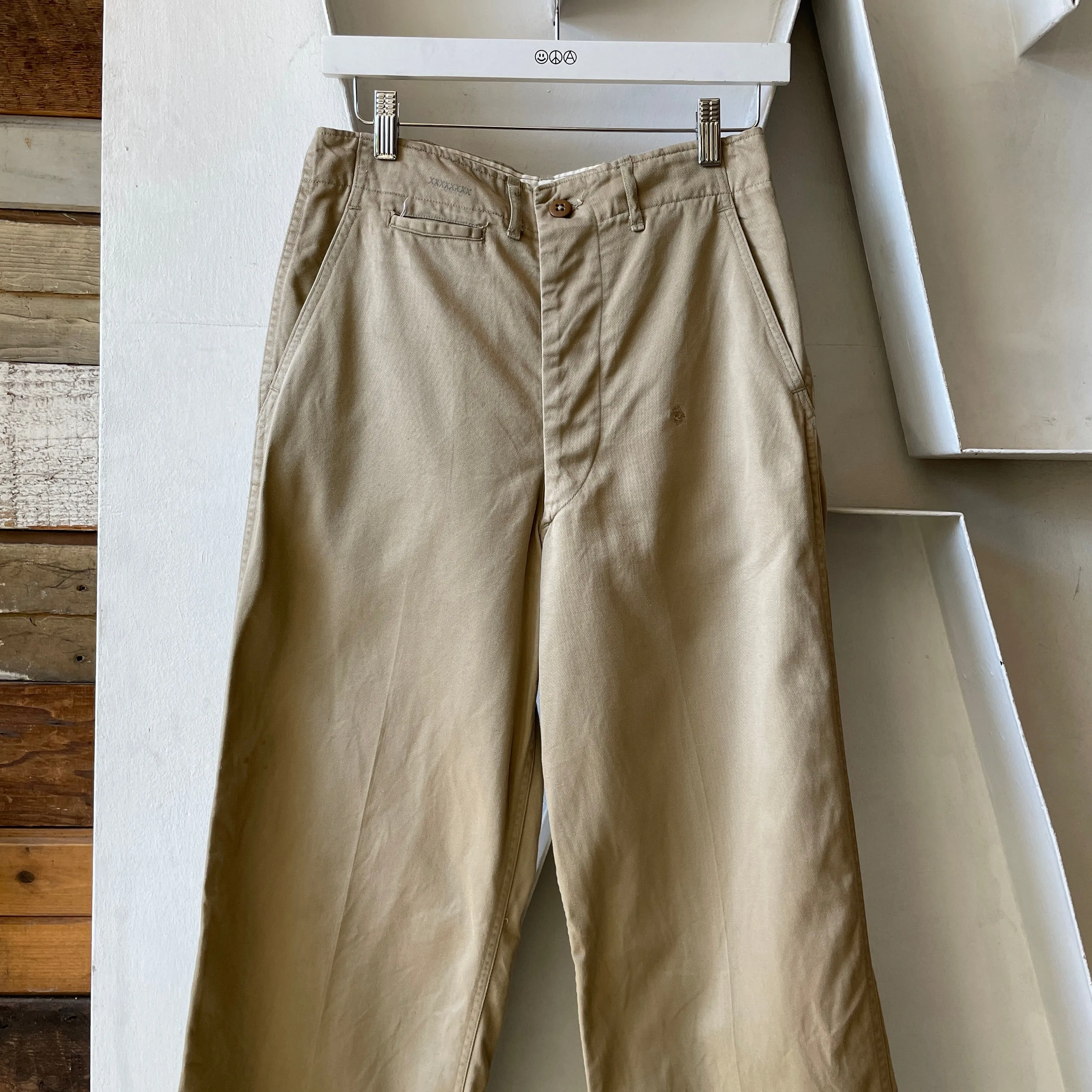 50’s Military Chinos - 28” x 31”