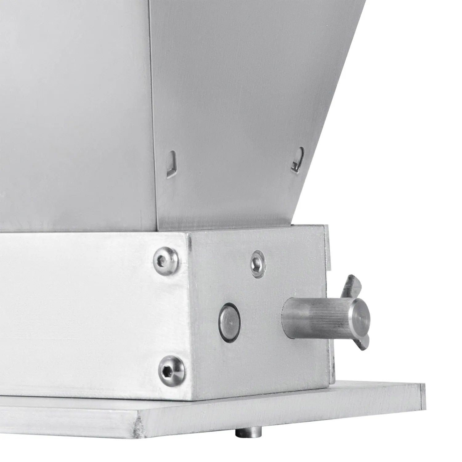 A-DY368 Grain Grinder Homebrew Malt Miller | Electric 2 Roller Malt Grain Mill | Stainless Steel