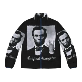 Abraham Lincoln Inspired Original Gangster Puffer Jacket