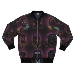 African American Comic Art Bomber Jacket