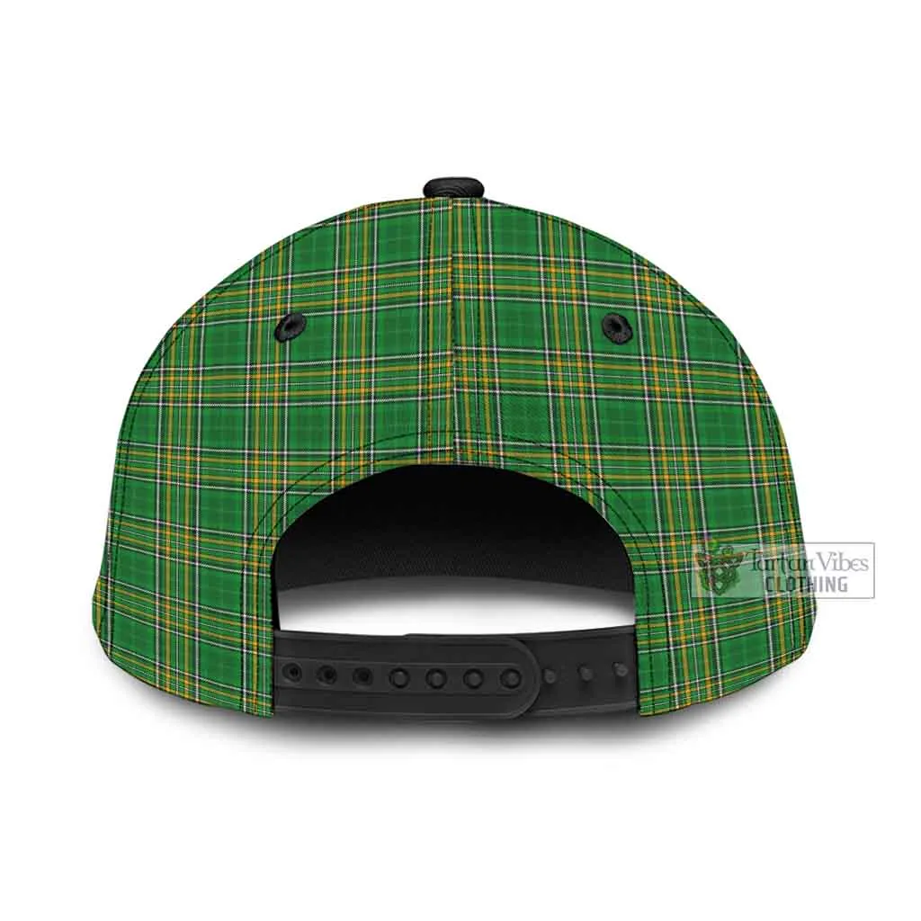 Agar Irish Clan Tartan Classic Cap with Coat of Arms