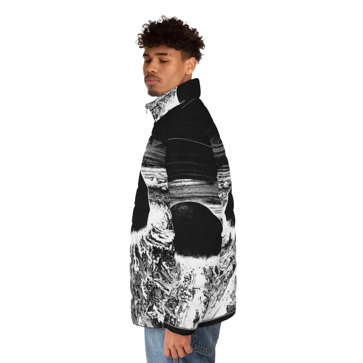 Akira Neo Tokyo Explosion Puffer Jacket - Anime Inspired Cyberpunk Apparel
