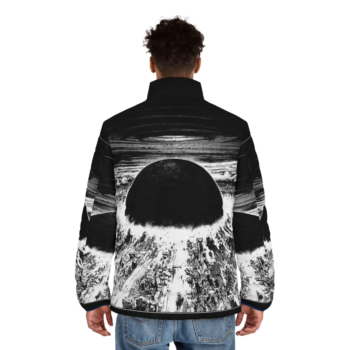 Akira Neo Tokyo Explosion Puffer Jacket - Anime Inspired Cyberpunk Apparel