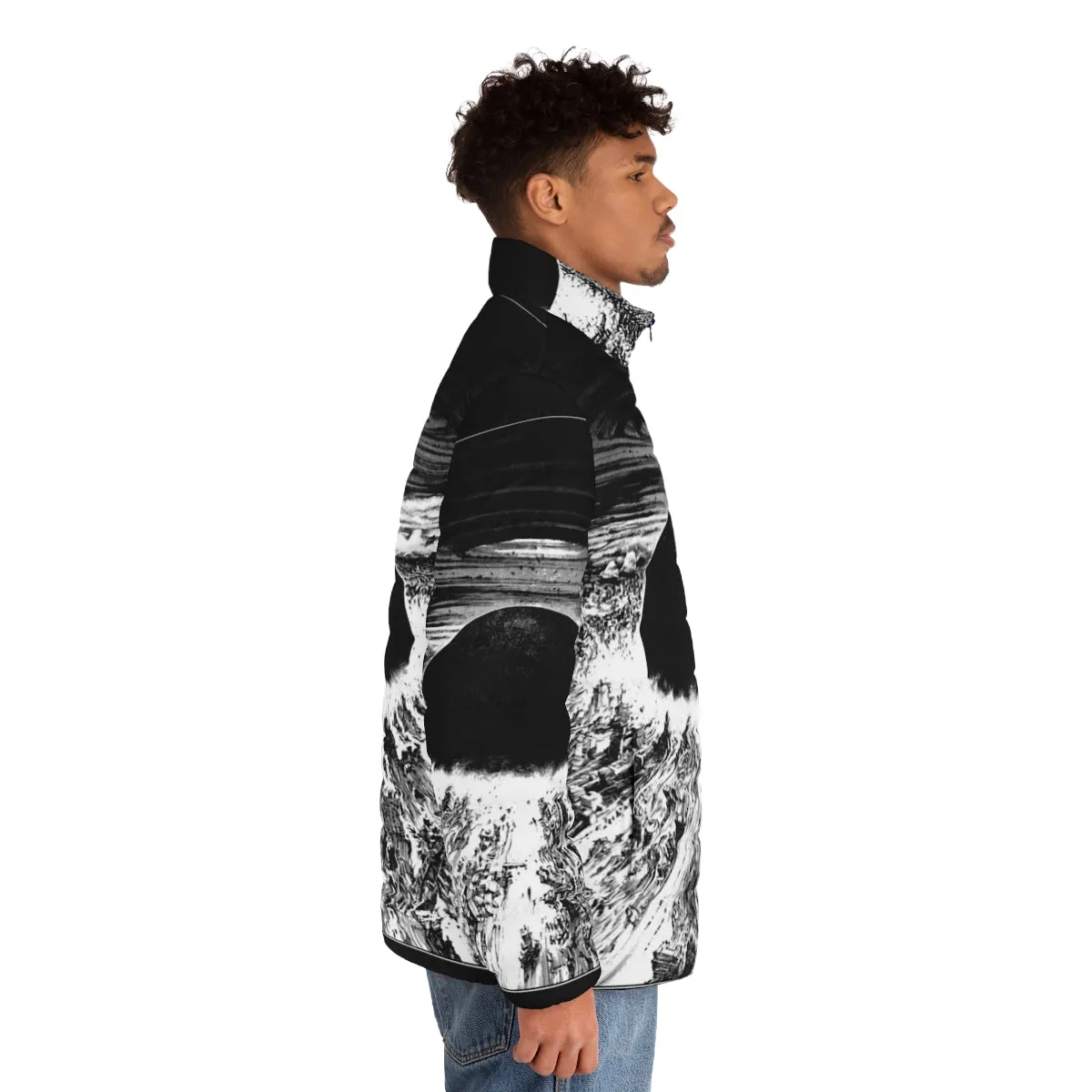 Akira Neo Tokyo Explosion Puffer Jacket - Anime Inspired Cyberpunk Apparel