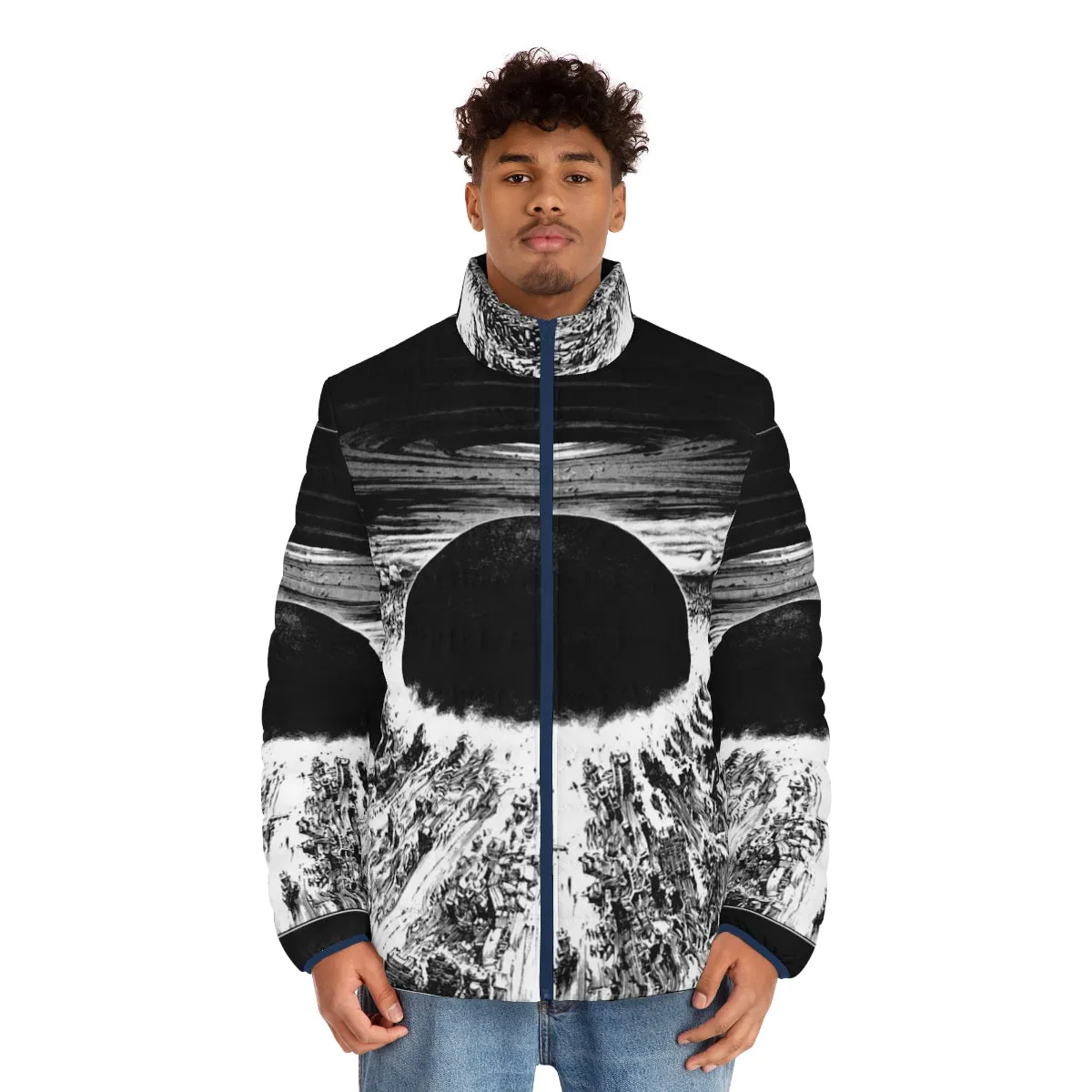 Akira Neo Tokyo Explosion Puffer Jacket - Anime Inspired Cyberpunk Apparel