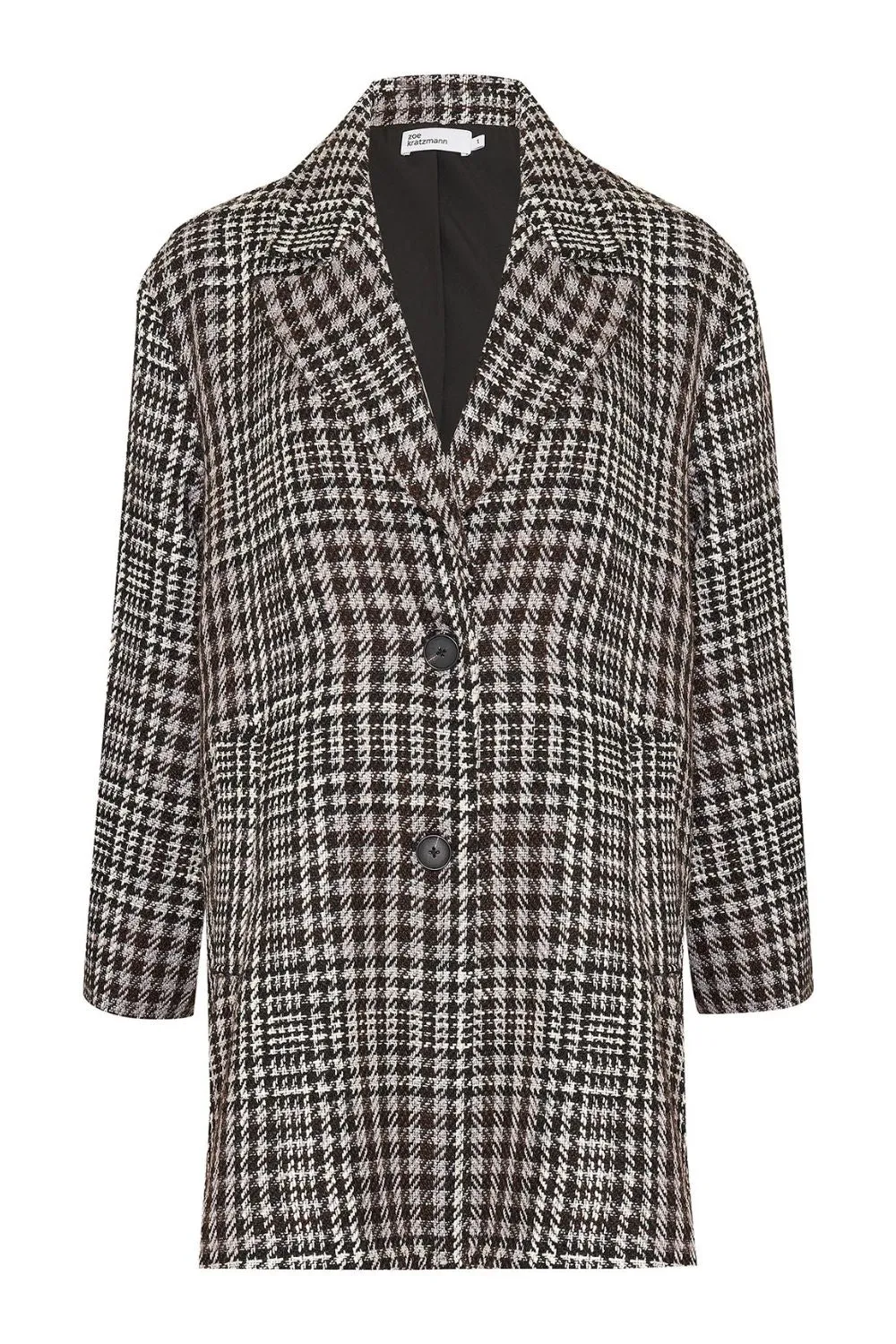 Alight Coat in Check Bouclé