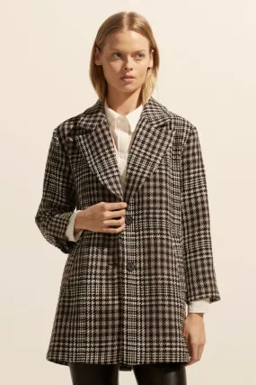 Alight Coat in Check Bouclé