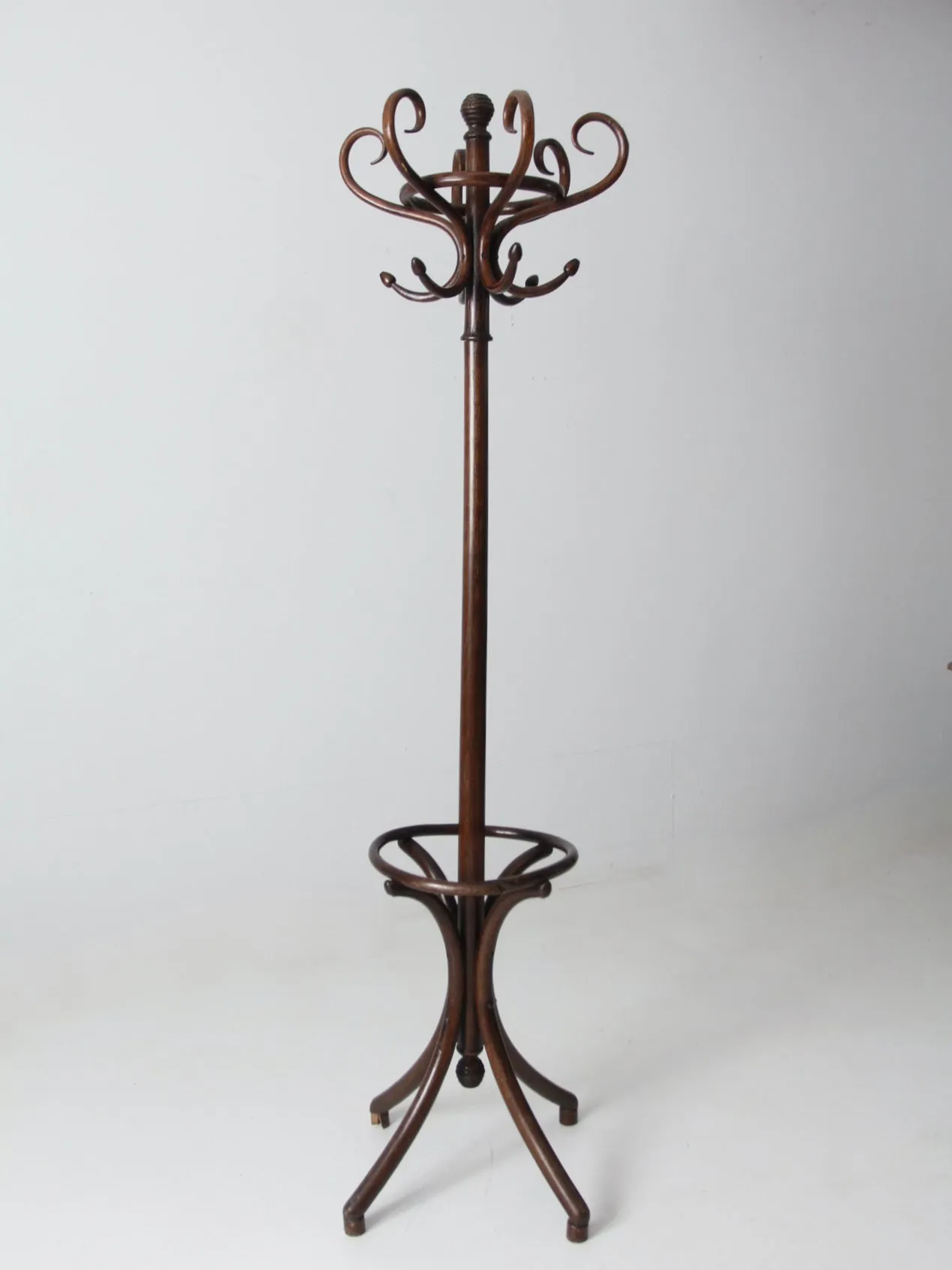 antique bentwood hall tree