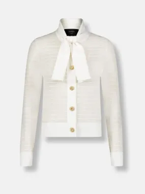 Ashley Bow Shear Knit Top