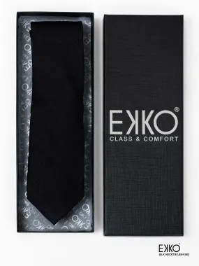 Black 100% Silk Tie