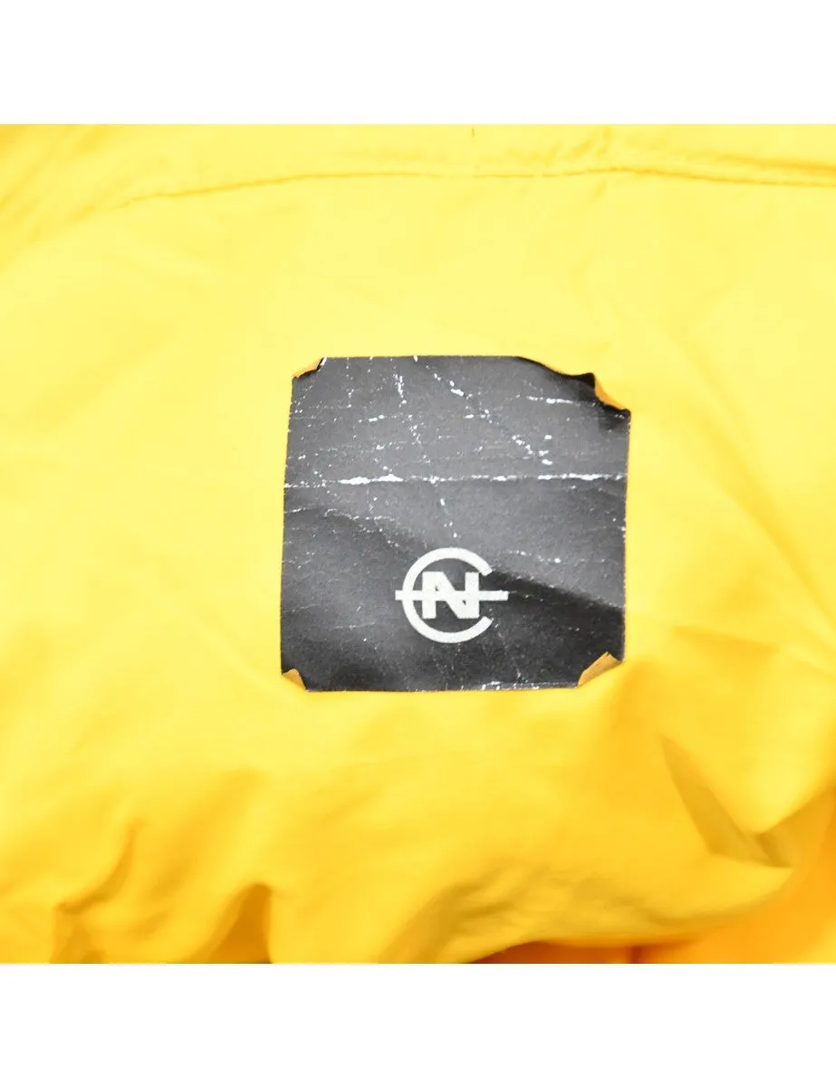 Black & Yellow Puffer Jacket - L