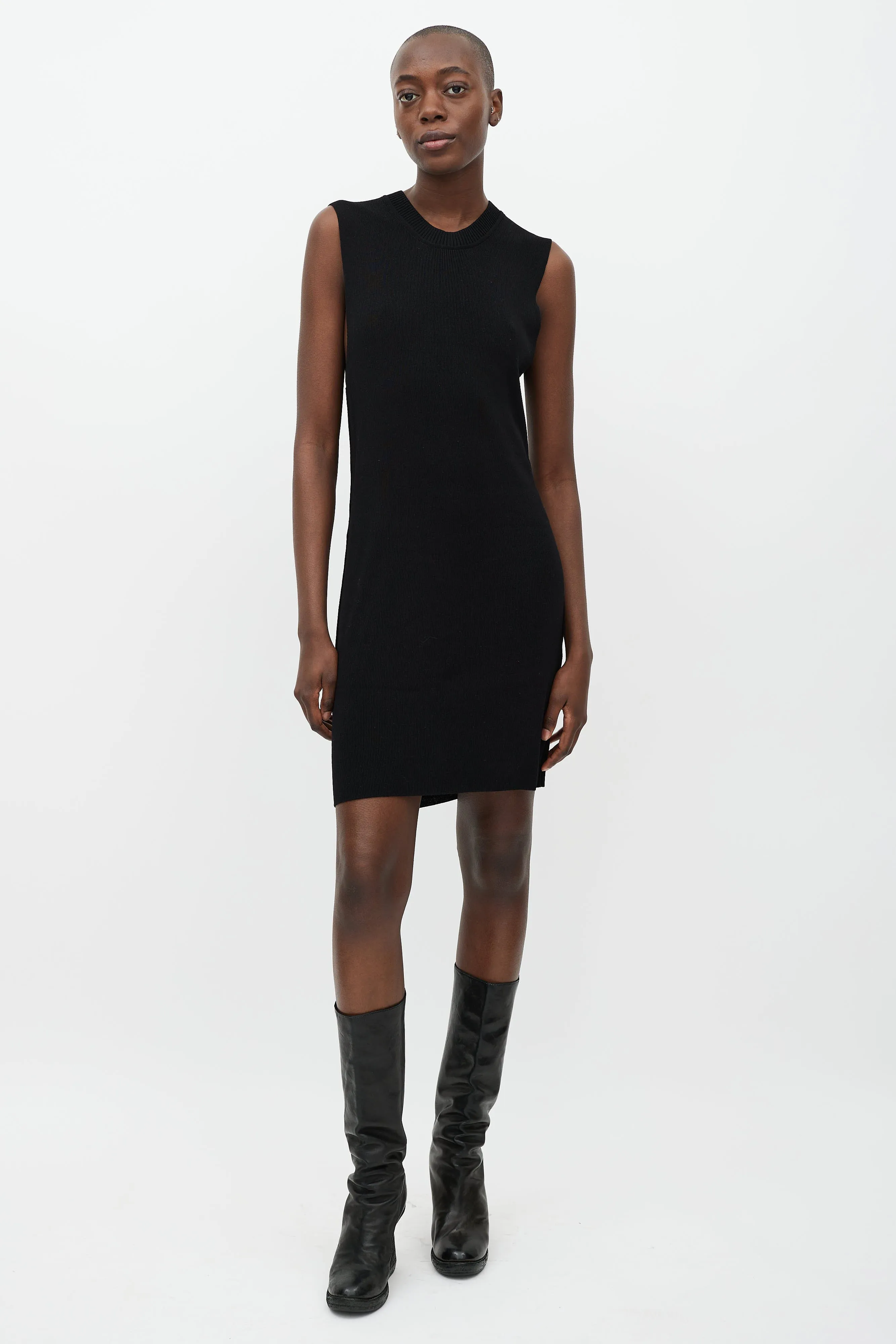 Black Knit Dress