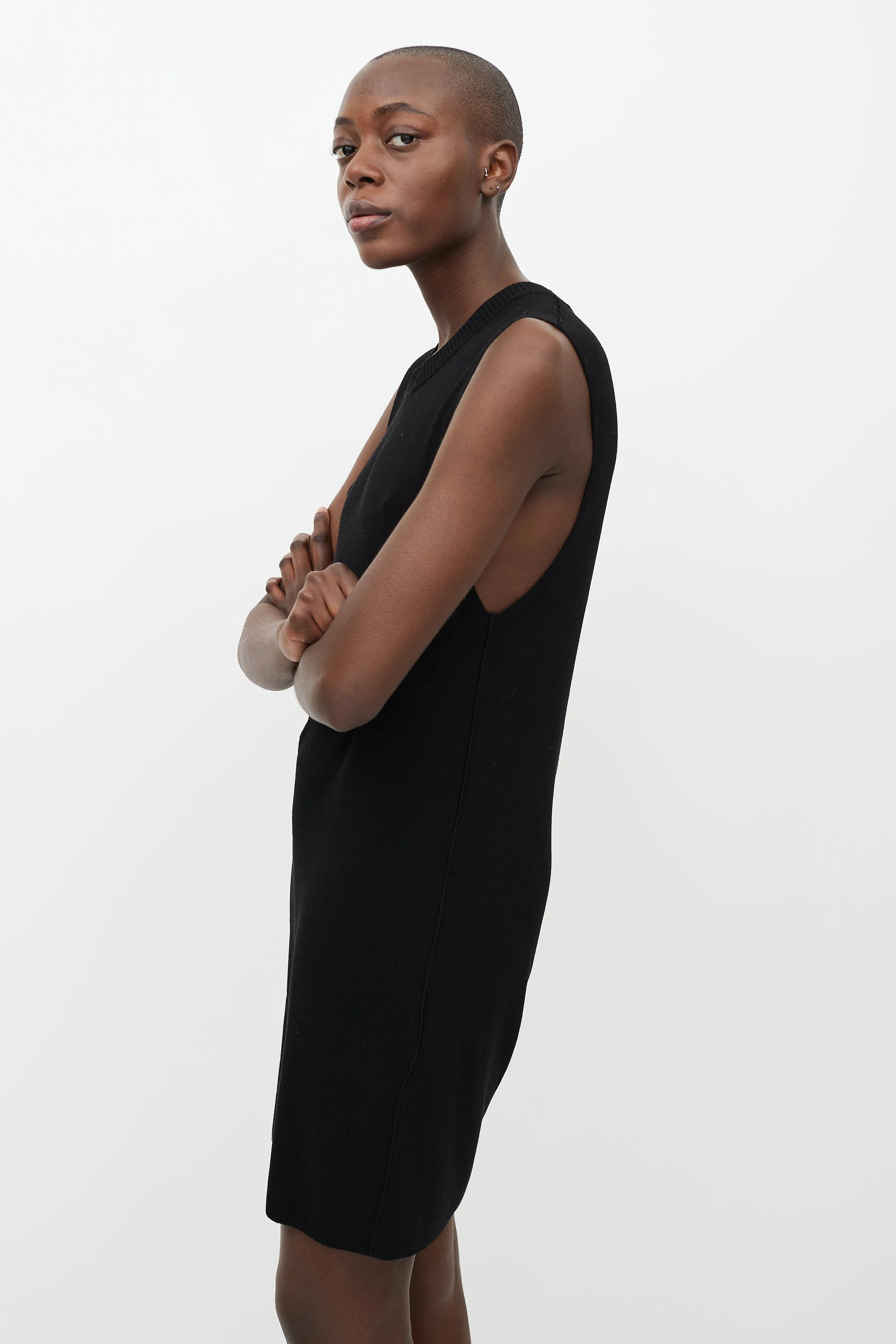 Black Knit Dress