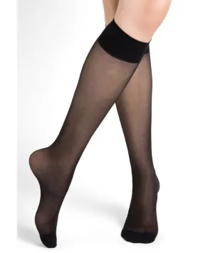 Bleu Foret 5102 Soft Mat 18D Knee Tights