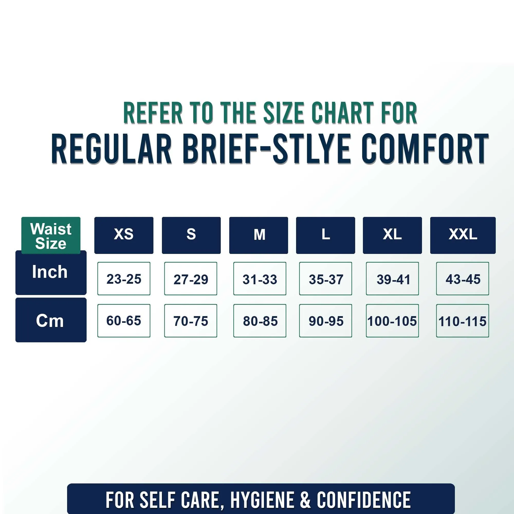 Brief Style Disposable Regular Hygiene Innerwear, All Day Odorless, Lightweight with Fungal Protection. Prowee Regular (Men)