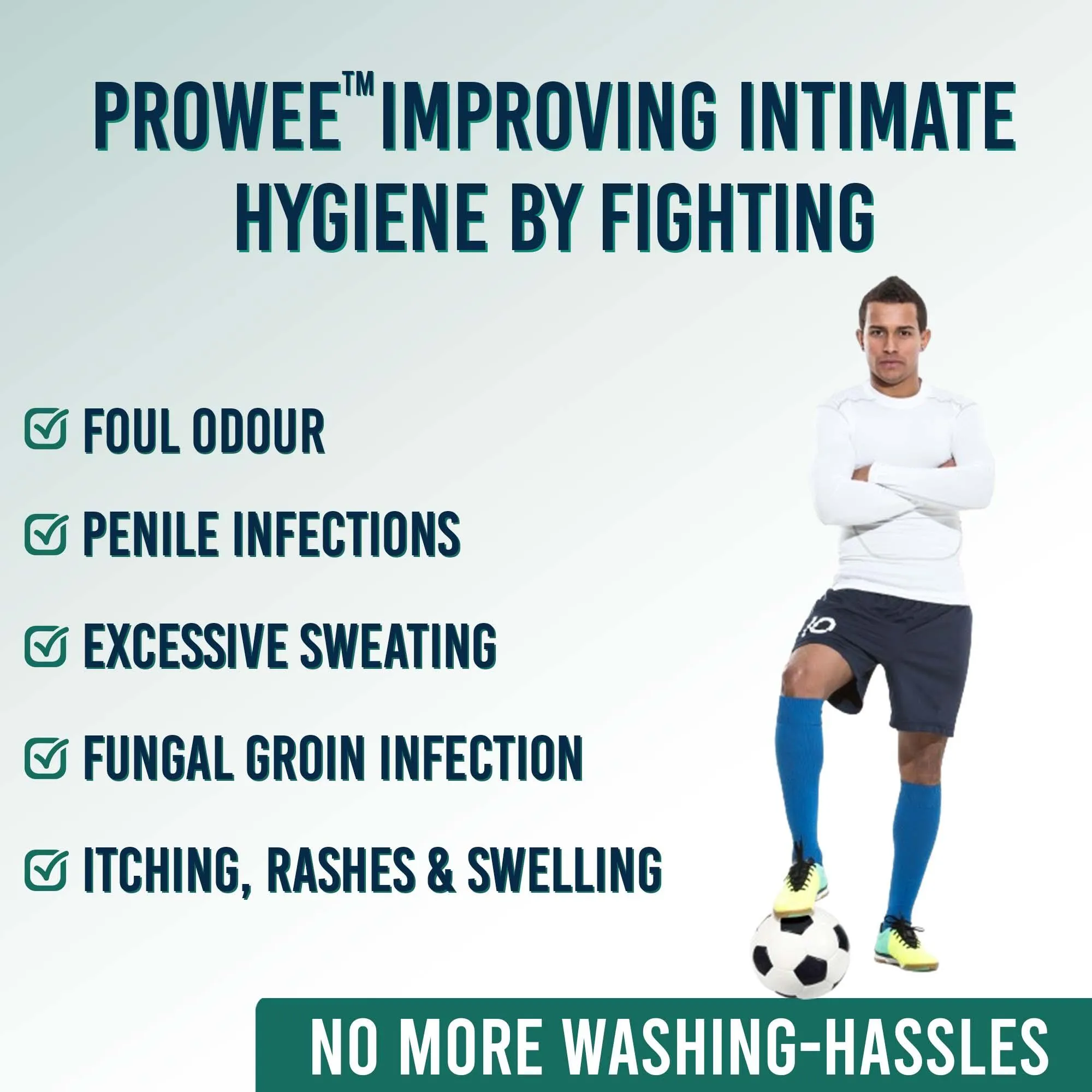 Brief Style Disposable Regular Hygiene Innerwear, All Day Odorless, Lightweight with Fungal Protection. Prowee Regular (Men)
