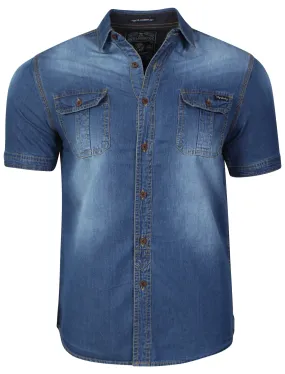 Brolin Acid Wash Denim shirt - Tokyo Laundry