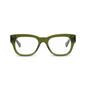 caddis | reading glasses | miklos polished heritage green - LC