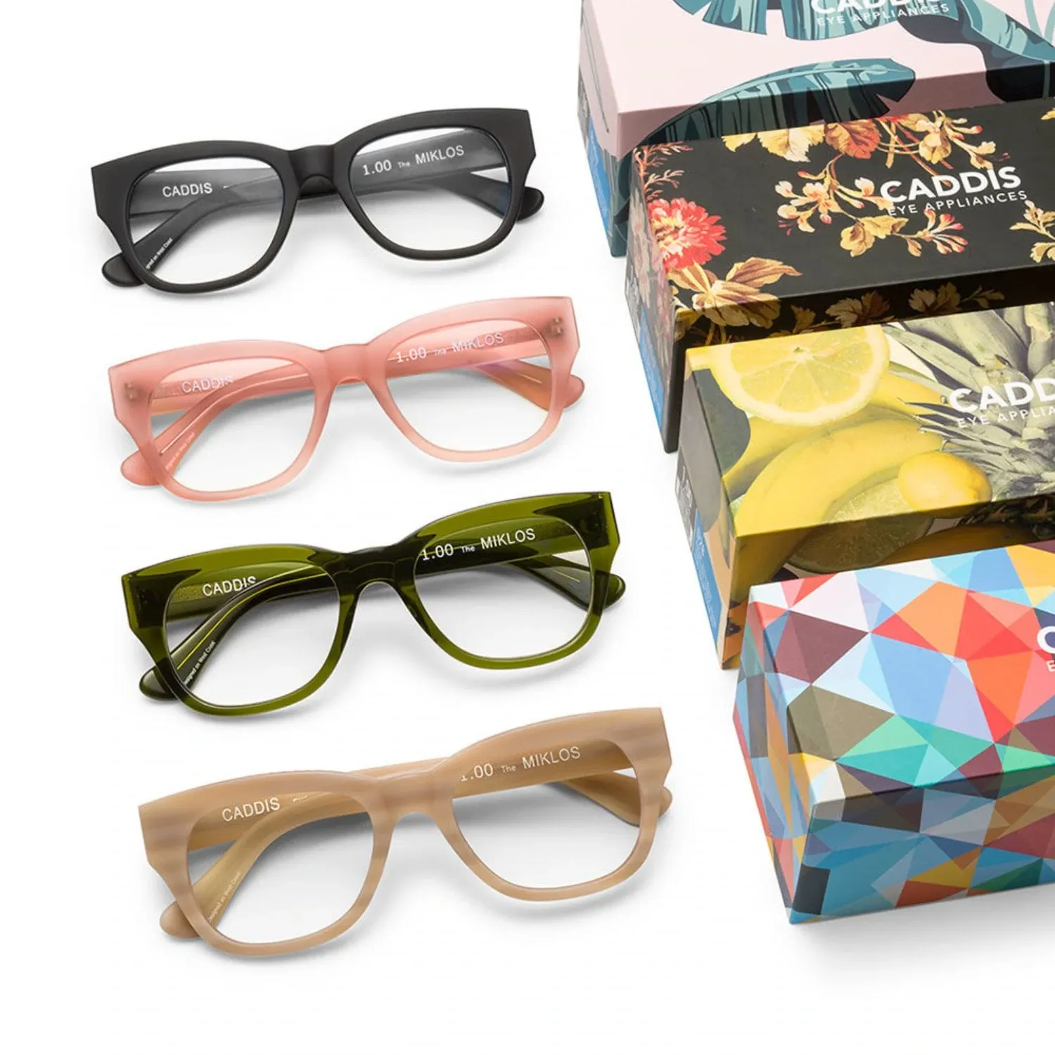 caddis | reading glasses | miklos polished heritage green - LC
