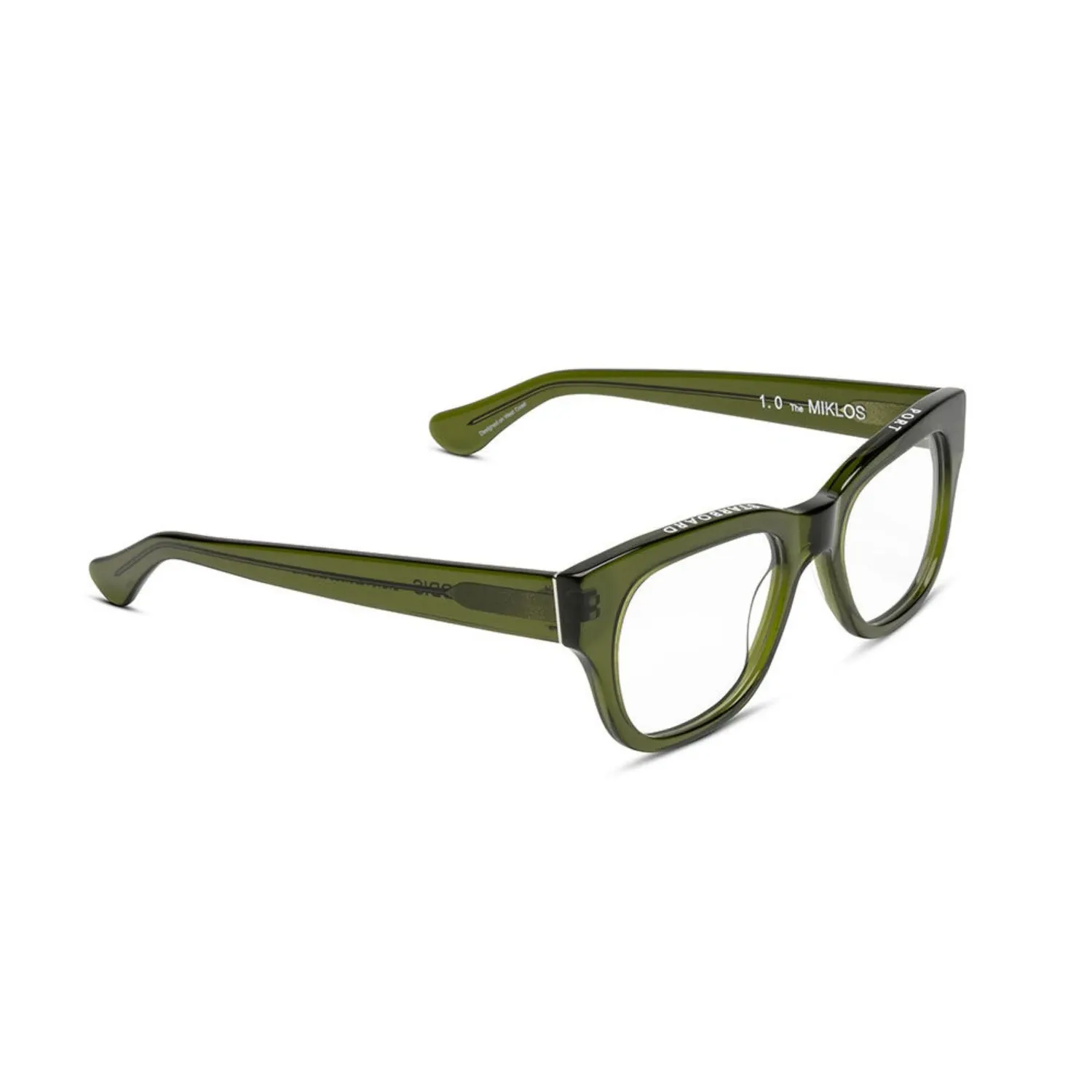caddis | reading glasses | miklos polished heritage green - LC