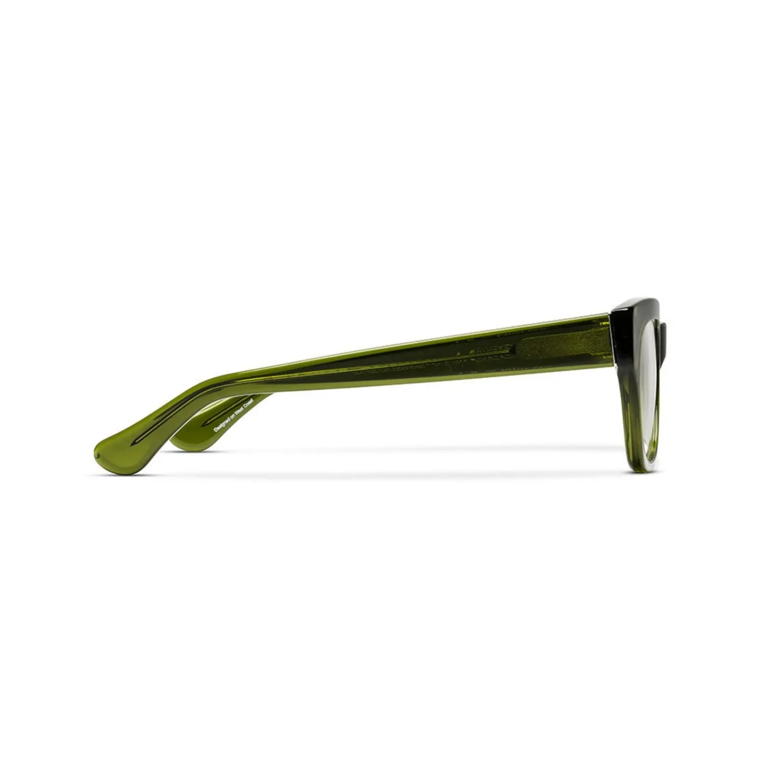 caddis | reading glasses | miklos polished heritage green - LC