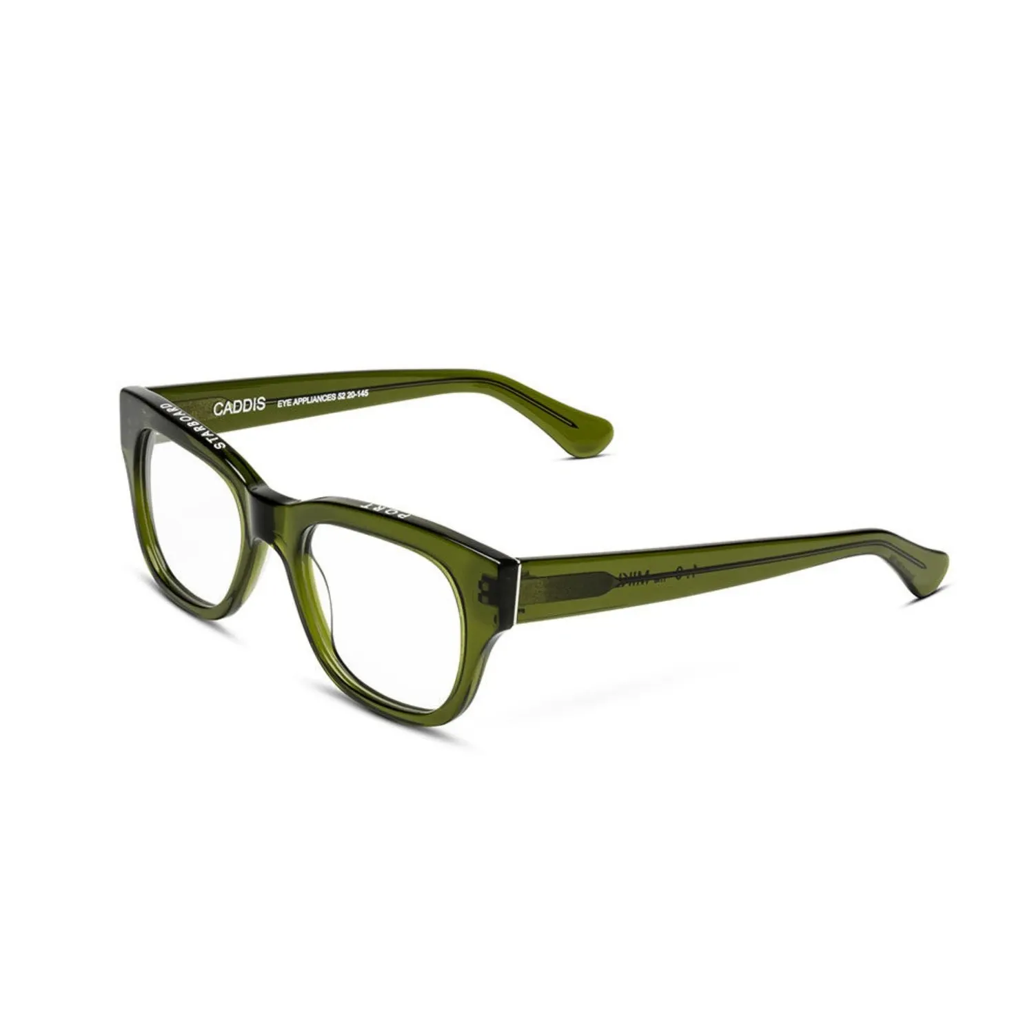caddis | reading glasses | miklos polished heritage green - LC