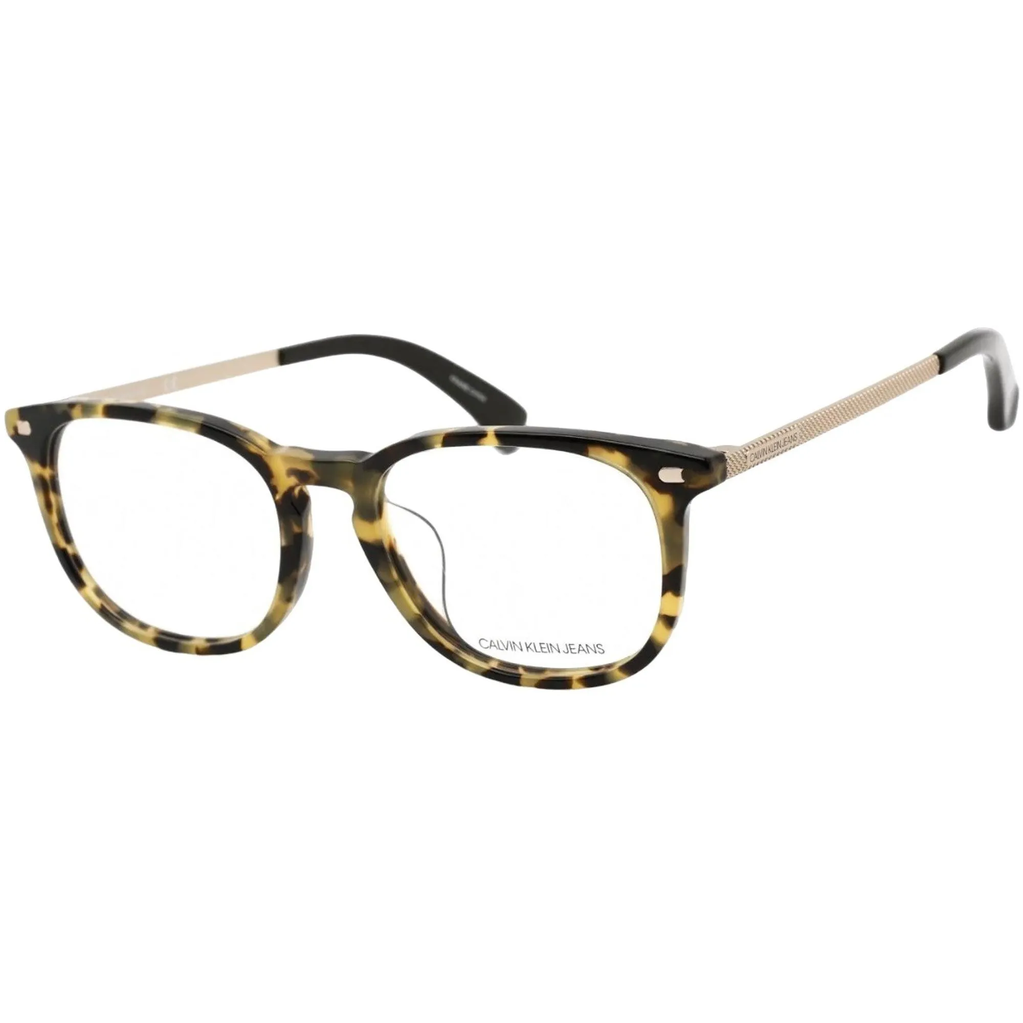 Calvin Klein Jeans Men's Eyeglasses - Full Rim Green Tortoise Frame | CKJ493AF 221