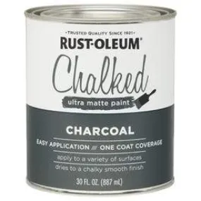 Chalked Paint, Charcoal, 30-oz.