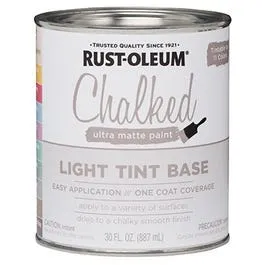 Chalked Paint, Light Tint Base, 30-oz.