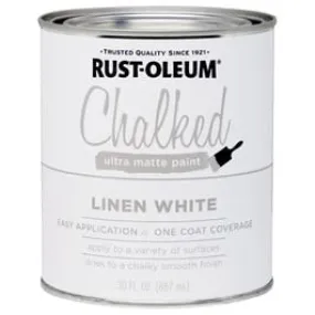 Chalked Paint, White, 30-oz.