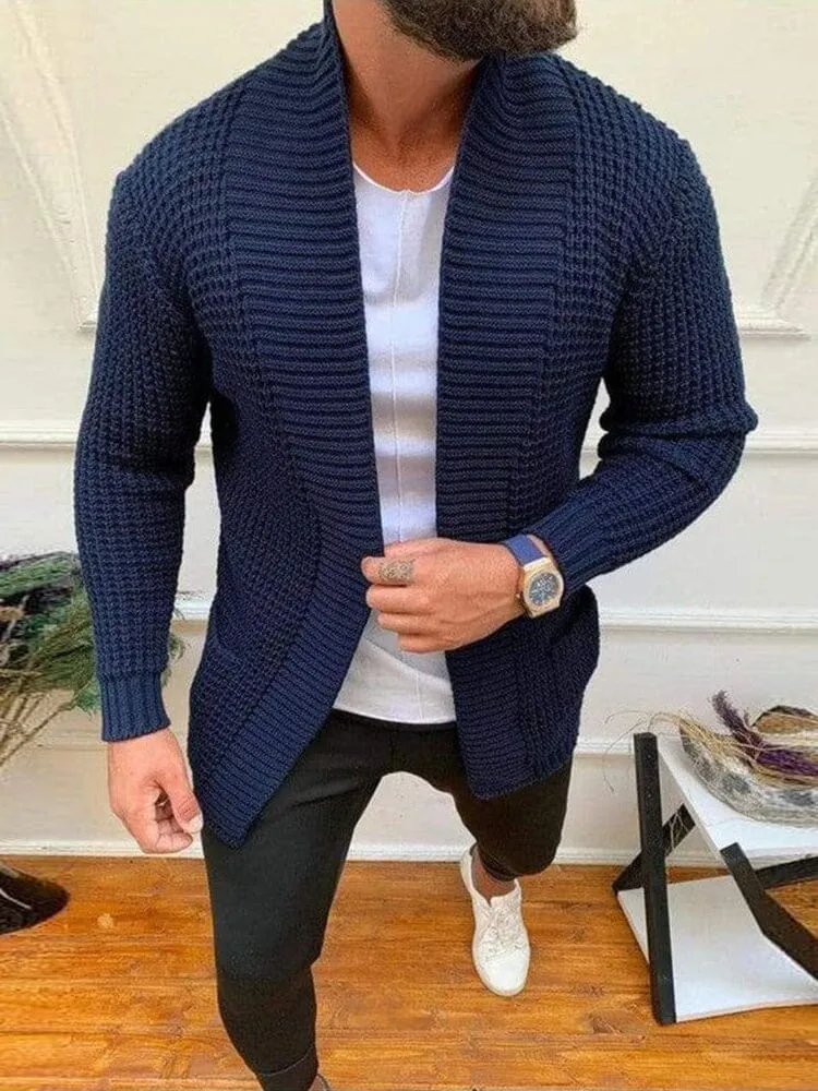Classic Solid Sweater Coat