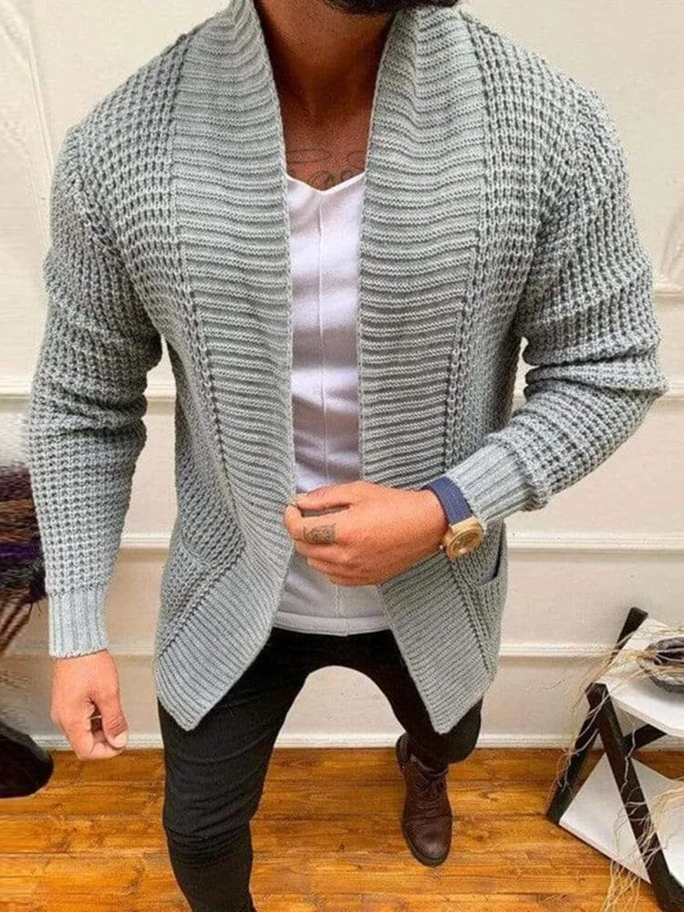 Classic Solid Sweater Coat