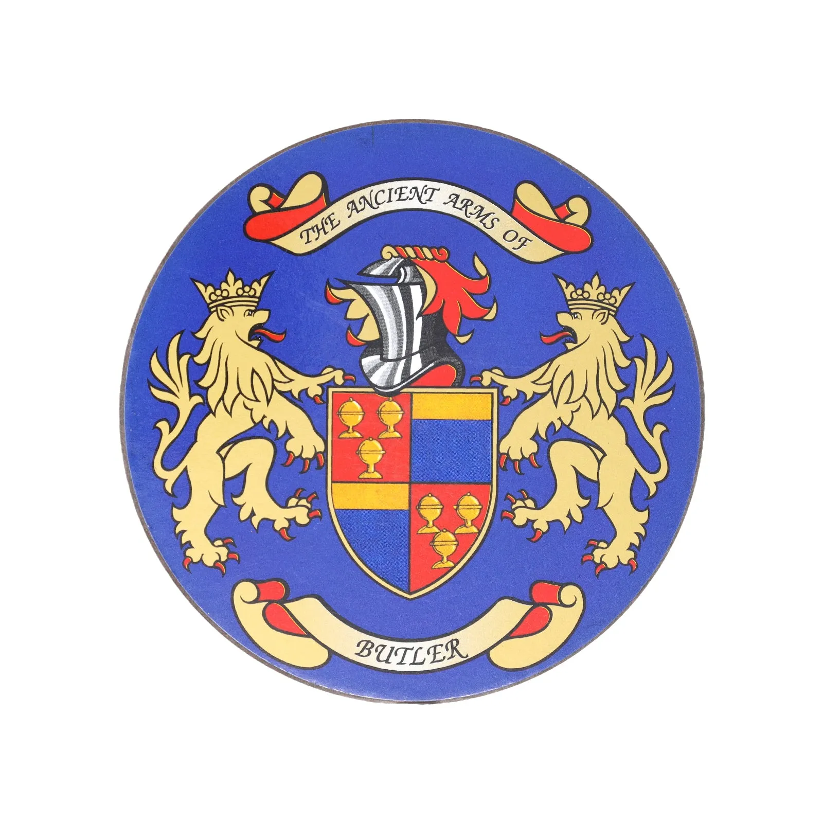 Coat Of Arms Coasters Butler