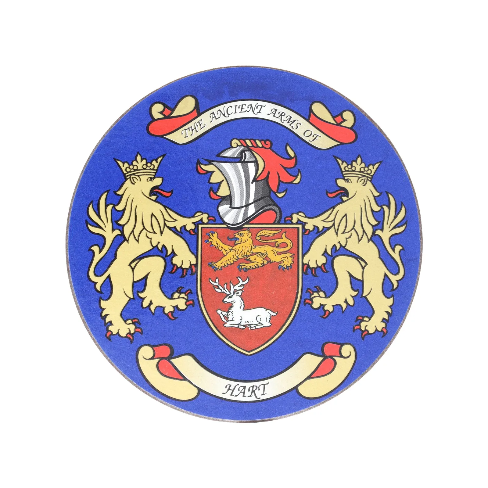 Coat Of Arms Coasters Hart