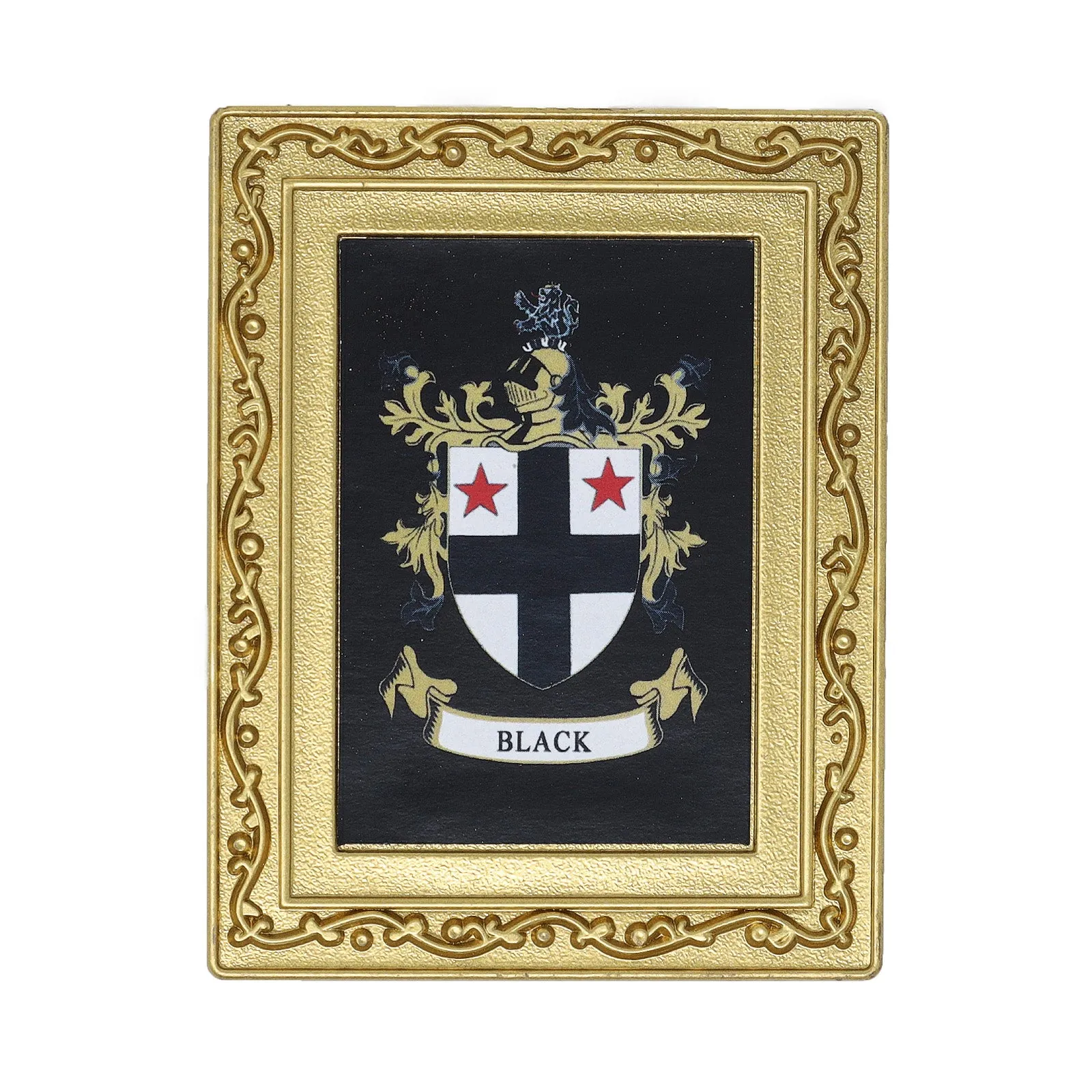 Coat Of Arms Fridge Magnet Black