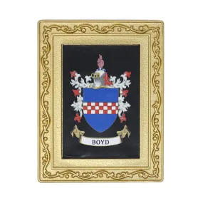 Coat Of Arms Fridge Magnet Boyd