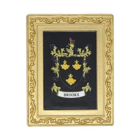 Coat Of Arms Fridge Magnet Brooks