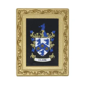 Coat Of Arms Fridge Magnet Clark