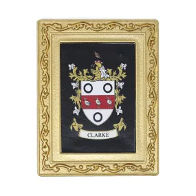 Coat Of Arms Fridge Magnet Clarke