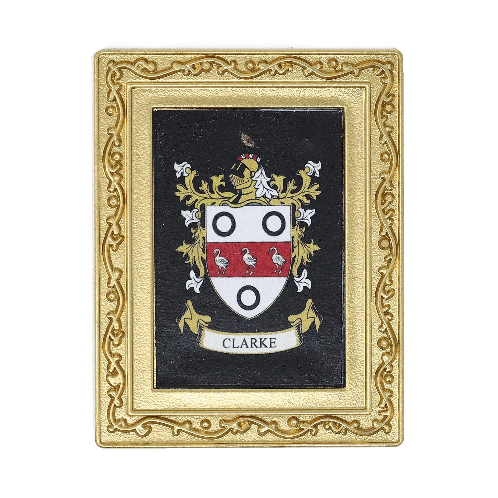 Coat Of Arms Fridge Magnet Clarke