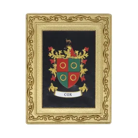 Coat Of Arms Fridge Magnet Cox