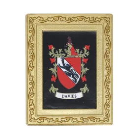 Coat Of Arms Fridge Magnet Davies