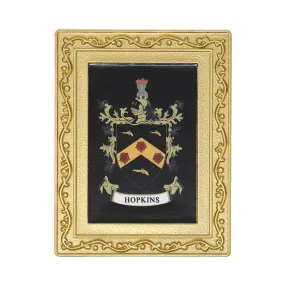 Coat Of Arms Fridge Magnet Hopkins