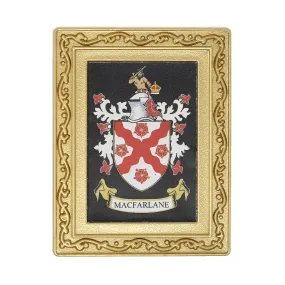 Coat Of Arms Fridge Magnet Macfarlane