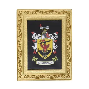 Coat Of Arms Fridge Magnet Mcdonald