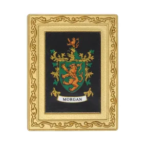 Coat Of Arms Fridge Magnet Morgan