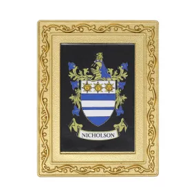 Coat Of Arms Fridge Magnet Nicholson