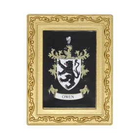 Coat Of Arms Fridge Magnet Owen